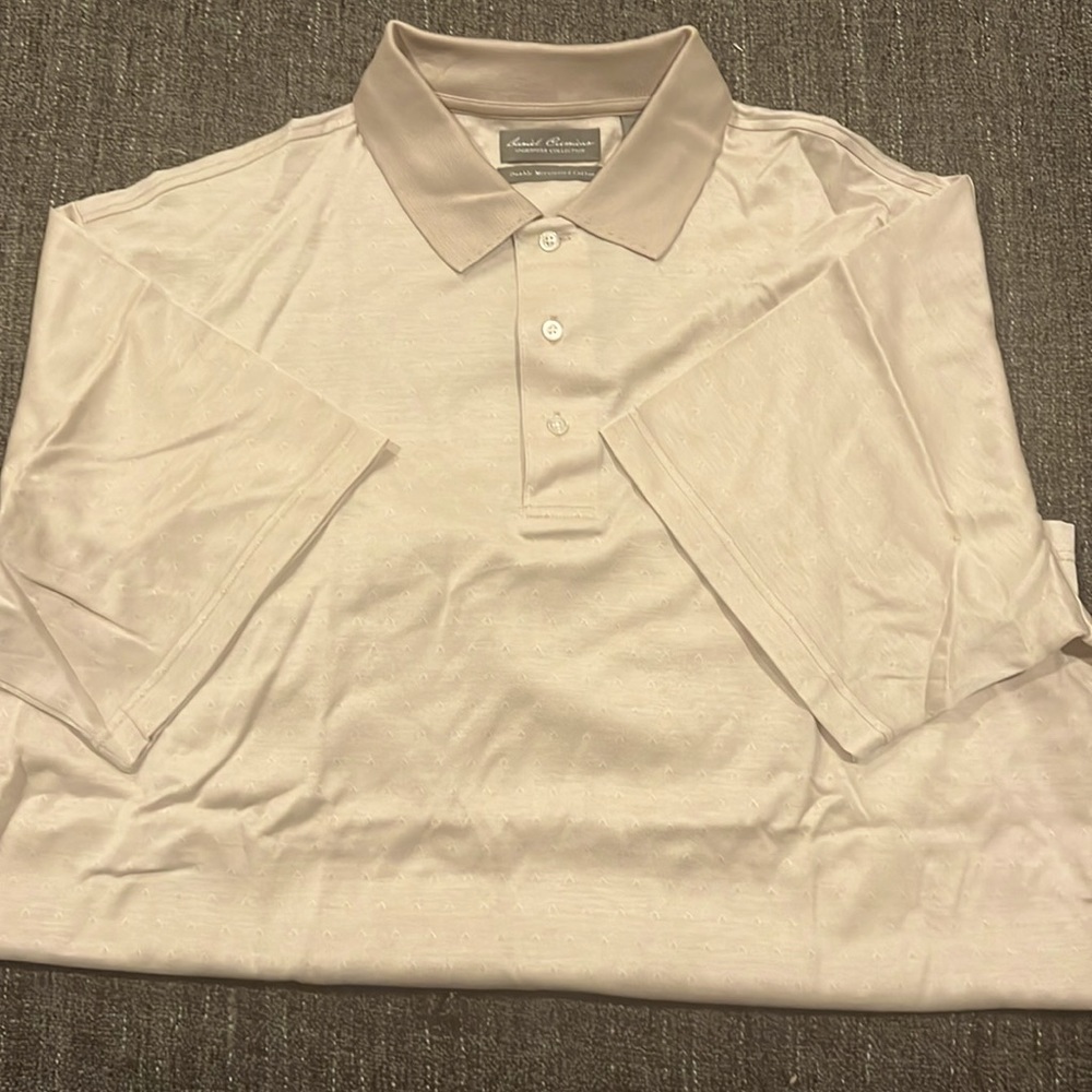 100% cotton polo style shirt